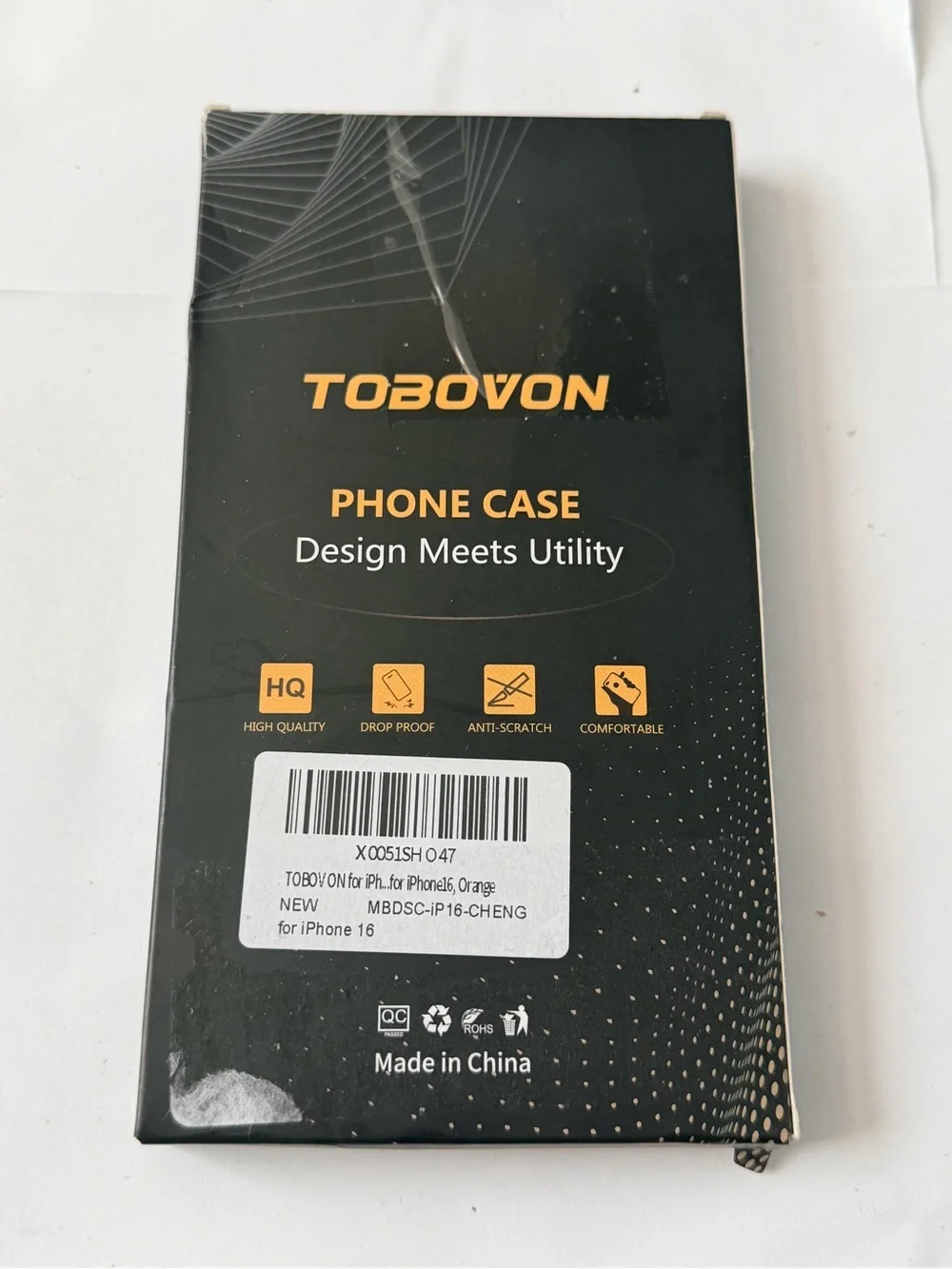 iPhone 16 Orange Magnetic Wireless Charging Phone Case